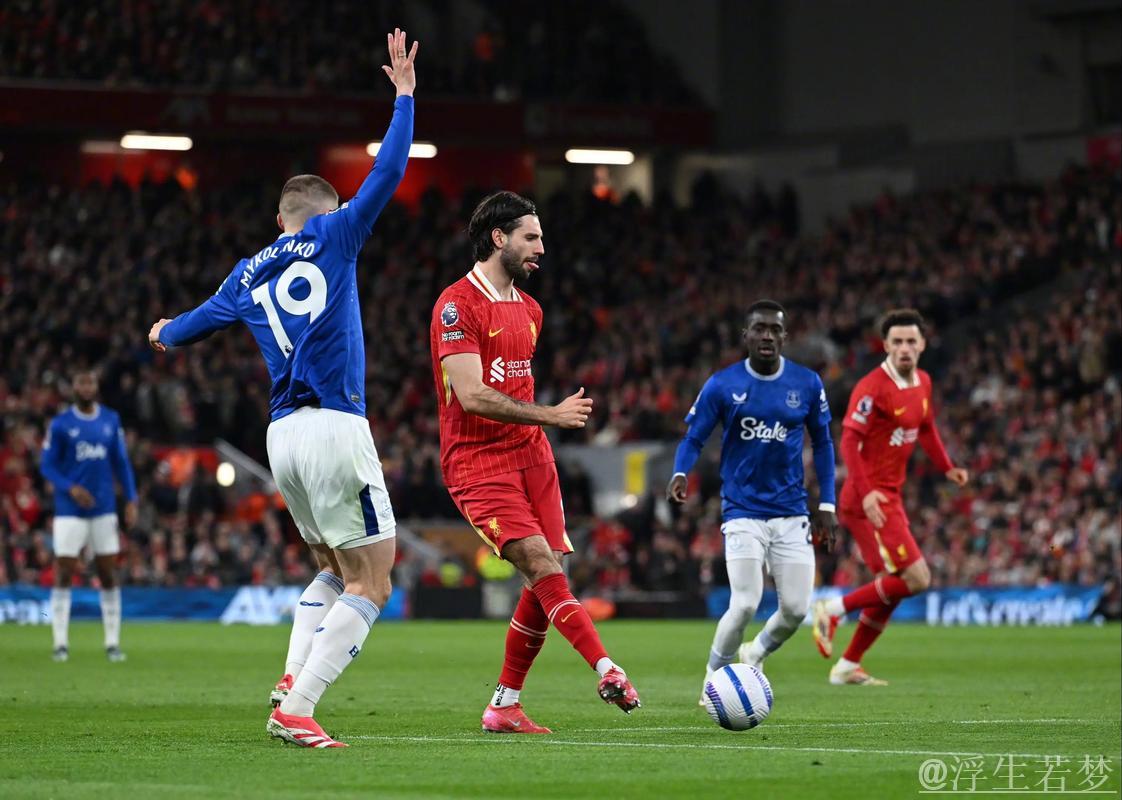 利物浦主场小胜埃弗顿 若塔精彩破门助球队获胜